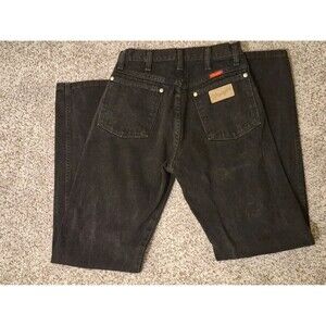 WRANGLER Jeans Vintage USA Womens 5x32 Western 14mwzwk Black Cowgirl